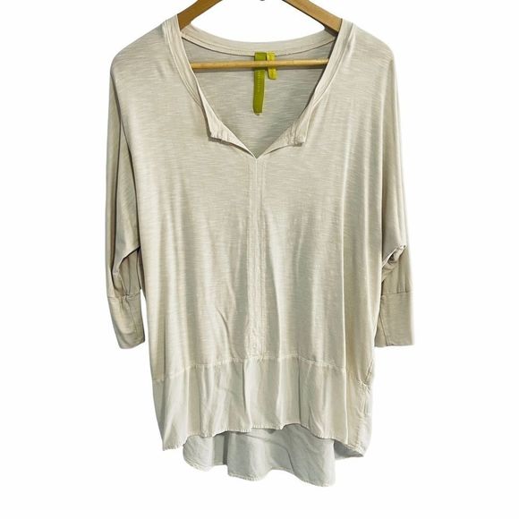 EUC Green Dragon High Low Knit Contrast Top Soft - Picture 1 of 10